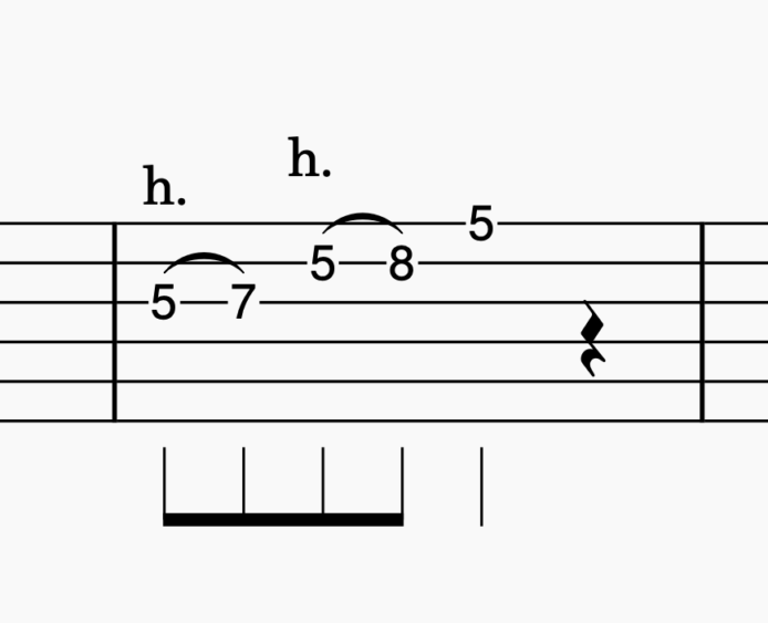 ハンマリングのフレーズ